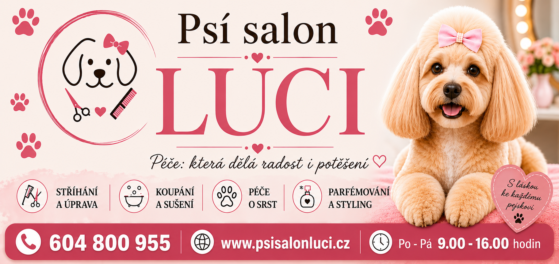 Psí salon LUCI_ banner 2026